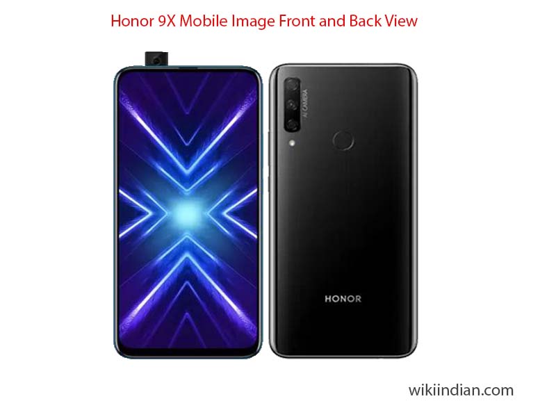 HOnor 9X Front and Back View